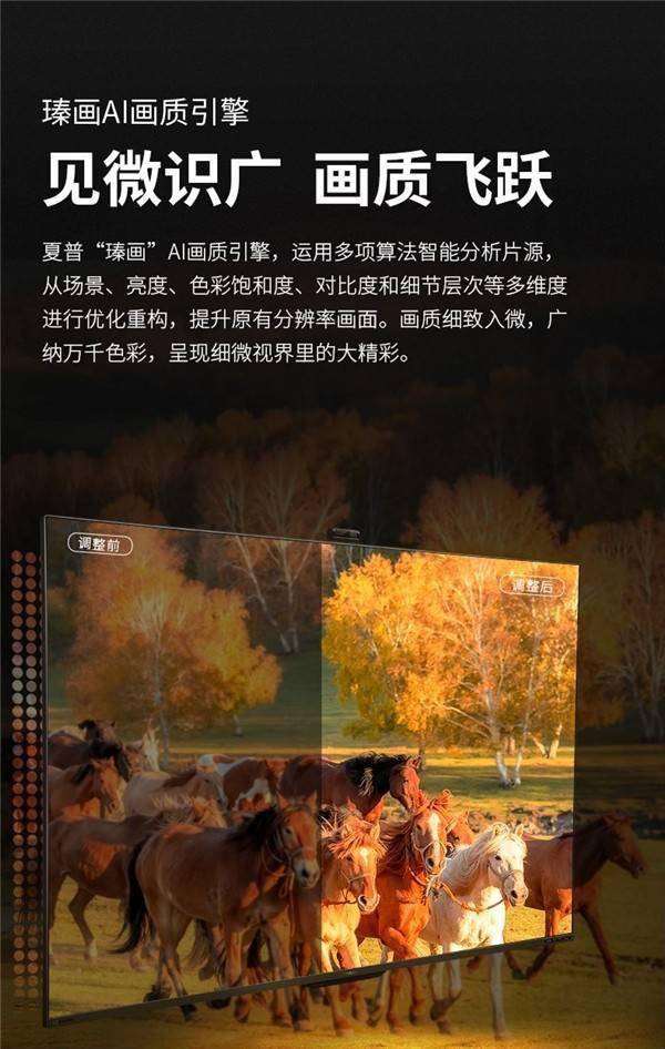 AI音画 夏普U Pro系列超高清电视上市