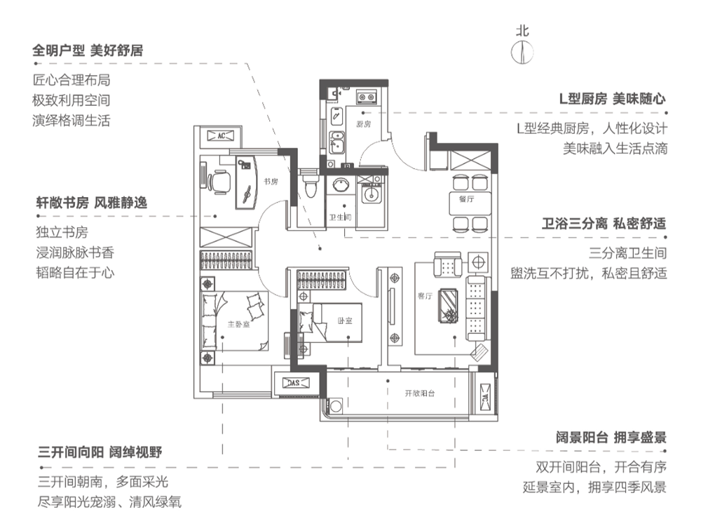 项目介绍|2号线沿线星联望溪府约8500元/㎡
