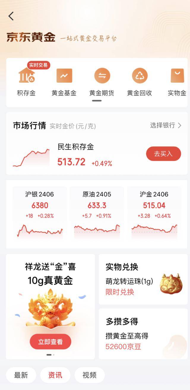 黄金再创历史新高<strong></p>
<p>金融平台</strong>！京东金融上线一站式黄金交易平台放大招
