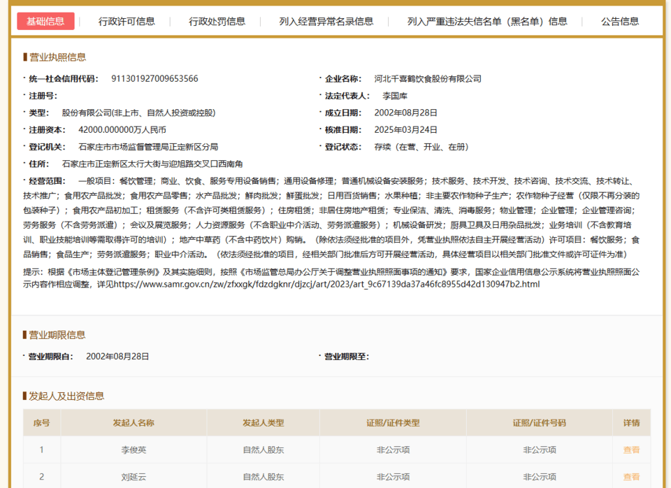 违规转包<strong></p>
<p>主流币如何选</strong>，河北千喜鹤饮食股份有限公司被禁3年