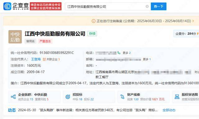 鼠头鸭脖涉事公司拟注销<strong></p>
<p>龙</strong>，决议解散