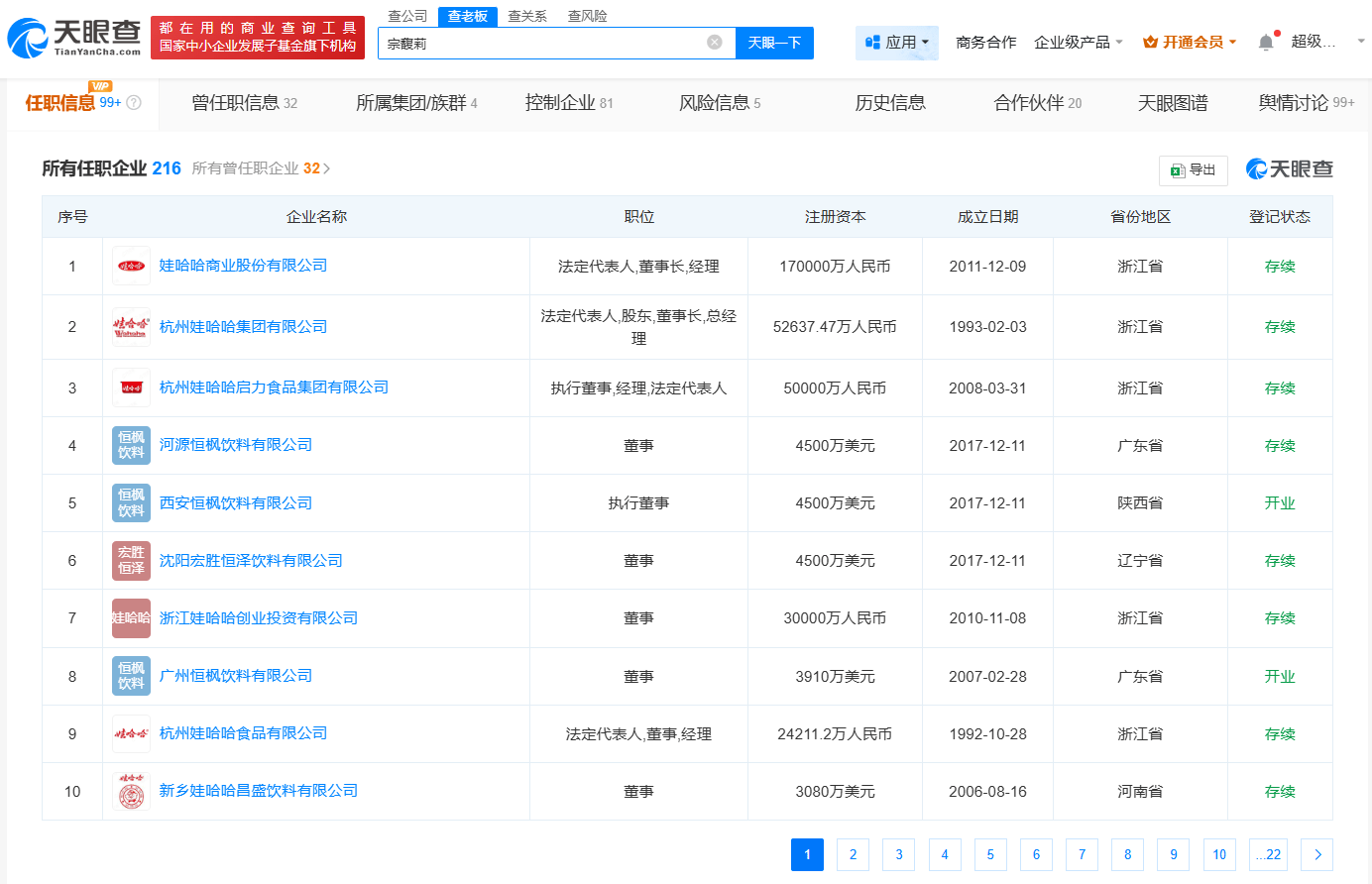 娃哈哈创始人宗庆后的女儿宗馥莉名下多家娃哈哈公司更名为宏胜<strong></p>
<p>虚拟货币平台</strong>！被三名自称“同父异母弟妹”在香港法庭起诉