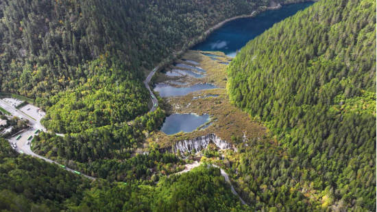 九寨沟：满山彩林如画 美景宛若人间仙境